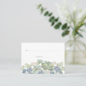 Sukkulente Blumenkarte Platzkarte (Stehend Vorderseite)