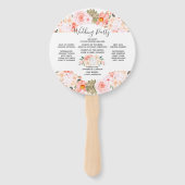 Sukkulente Blumenzeremonie Fächer (Rückseite)