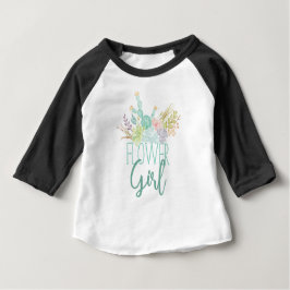 Sukkulente Bouquet | Blütenmäulenoberseite Baby T-shirt