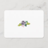Sukkulente Bouquet II Blumenkarte Begleitkarte (Rückseite)