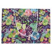 Sukkulente Cactus Garening Geschenktasche Große Geschenktüte (Rückseite)