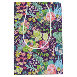 Sukkulente Cactus Garening Geschenktasche Mittlere Geschenktüte