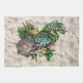 Sukkulente Dekoration Handtuch (Horizontal)