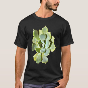 Sukkulente Echeveria-Gartenpflanze ausgeschnitten T-Shirt