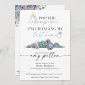 Sukkulente Einladesammlung Einladung (Vorne/Hinten)