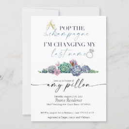 Sukkulente Einladesammlung Einladung