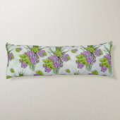 Sukkulente Farben von Sea Green & Lavender Töne Seitenschläferkissen (Rückseite)