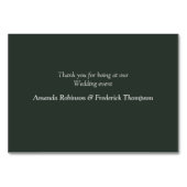 Sukkulente Farbtupfer aus bleifreiem BluesTischkar Tischnummer (Rückseite)