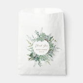 Sukkulente Garden Wedding Favor Bag Geschenktütchen (Vorderseite)