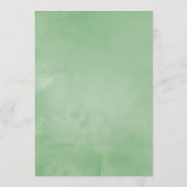 Sukkulente geometrische Bestätigung Einladung (Rückseite)