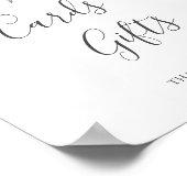Sukkulente Grünpflanzen | Karten- und Geschenkelad Poster (Ecke)