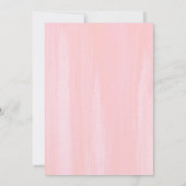 Sukkulente Grünpflanzen Rosa Blume Modernes Christ Einladung (Rückseite)