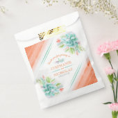 Sukkulente Hochzeit in Aquarellgrün Geschenktütchen (Versiegelt)