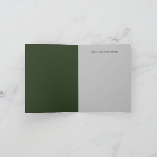 Sukkulente Hues aus blasser Blues Polterabend Einladung (Innenseite)