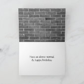 Sukkulente in Geburtstagstiefeln Karte (Innenseite)