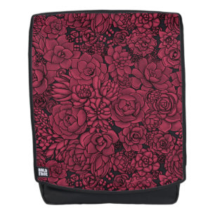 Sukkulente in Viva Magenta - Farbe des Jahres 2023 Rucksack