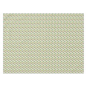 Sukkulente Jade Tree Green Blätter auf Beige Tischdecke (Vorderseite (Horizontal))