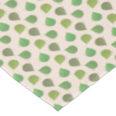 Sukkulente Jade Tree Green Blätter auf Beige Tischdecke (Schrägansicht)