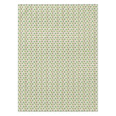 Sukkulente Jade Tree Green Blätter auf Beige Tischdecke (Vorderseite)