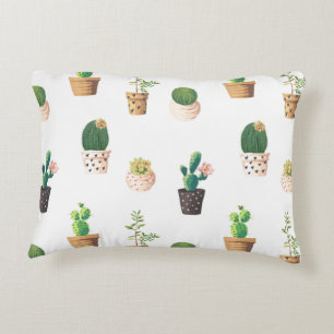 Sukkulente Kakteen in Pots Dekokissen