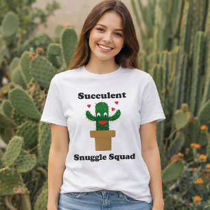Sukkulente Kuscheltruppe Cute Kawaii Kaktus Liebe  T-Shirt