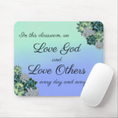 Sukkulente Liebe Gott, Liebe Andere Lehrerin Mouse Mousepad (Mit Mouse)