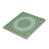 Sukkulente Mandala Fliese (Seite)