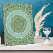 Sukkulente Mandala Fotoplatte (Seite)