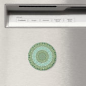 Sukkulente Mandala Magnet (In Situ (Geschirrspüler))