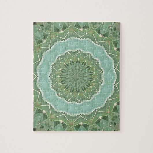 Sukkulente Mandala Puzzle (Vertikal)