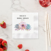 Sukkulente Personalisierte Napkins Serviette (Beispiel)