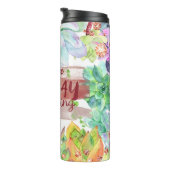 Sukkulente Pflanze inspirierend machen heute Phant Thermosbecher (Nach rechts gedreht)