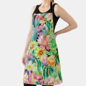 Sukkulente Pflanze und Kakteen-Gartenmuster Schürze (InSitu)