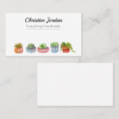 Sukkulente Planter Visitenkarte (Vorne/Hinten)