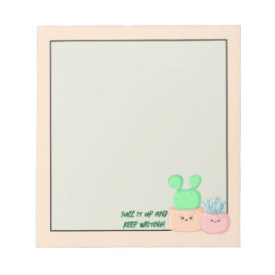 Sukkulente Skripte: Notepad Notizblock