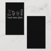 Sukkulente süchtige Pflanze Grödner Lady Cactus Visitenkarte (Vorne/Hinten)