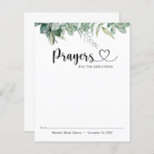 Sukkulente und Eukalyptus-Gebete für die Neugebore (Vorne/Hinten)