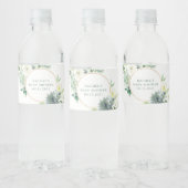 Sukkulente und Flaschenetiketten Wasserflaschenetikett (Flaschen)