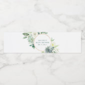 Sukkulente und Flaschenetiketten Wasserflaschenetikett (Einzelnes Label)