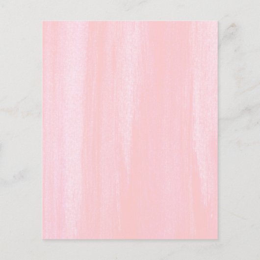 Sukkulente und rosafarbene Blume Hochzeitmenü Eleg Flyer (Hinten)