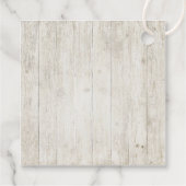 Sukkulente und rustikale Hochzeitssaison ID515 Geschenkanhänger (Rückseite)