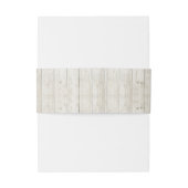 Sukkulente und rustikale Holzhochzeit ID515 Einladungsbanderole (Rückseitenbeispiel)