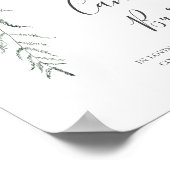 Sukkulente Vegetation dieses Kerzenschein Poster (Ecke)