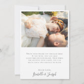 Sukkulente Vegetation | Dunkelgrünes Foto Dankeskarte (Rückseite)