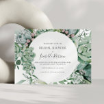 Sukkulente Vegetation | Horizontales Brautparty Einladung<br><div class="desc">Diese üppige Vegetation | Salbei horizontale Braudusche Einladung ist perfekt für Ihre boho Salbei tropischen Blumen Hochzeit. Das Design besticht durch moderne Aquarellbilder, darunter hellgrüne Eukalyptus, zarter Farn und klassische Sukkulentypen, die dem Design ein schlichtes, elegantes und geheimes Gartengefühl verleihen, das sich perfekt für jede Frühjahr-, Herbst- oder Winterhochzeit eignet!...</div>