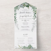 Sukkulente Vegetation | Siegel und Senden All In One Einladung (Innen Boden)