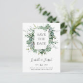 Sukkulente Vegetation | Verblendetes Foto Save the Einladungspostkarte (Stehend Vorderseite)