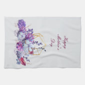 Sukkulente Wasserfarben Gute Mutterküche Geschirrtuch (Horizontal)