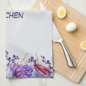 Sukkulente Wasserfarben I Liebe You Mami Geschirrtuch (Viertel Falte)