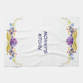 Sukkulente Wasserfarben Küche von Mommy Geschirrtuch